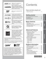 Panasonic TCP50GT30 TCP55GT30 TV Operating Manual